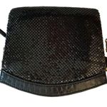 Whiting & Davis  mesh black vtg pouch clutch 
Classic evening formal fall casual Photo 0