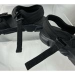 OutPro Women's Sandals Size 8.5 Black Hook And Loop Strap Vacation Beach Walk Photo 8