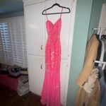 Jovani Size 2  08481 prom dress Hot Pink Photo 5