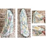 Jodifil Swimsuit Cover Up Medium NWT Dot Flowers Semi Sheer Beach Cruise Islands White Size undefined Photo 6