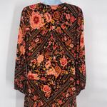 Spell & The Gypsy Collective Babushka Printed Maxi Gown Dress Babs Floral FP Black Size L Photo 5
