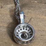 Premiere Designs Laura Rhodium CZ Pendant Necklace Photo 2