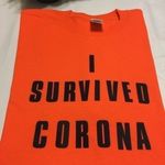 Gildan Survived  Corona  T Shirt  size LG Photo 5