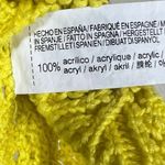 Stradivarius Tank Top Womens M Yellow Crochet Knit V-Neck Coastal Cowgirl Hippie Photo 3