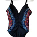 MiracleSuit  Casablanca Temptation One Piece Swimsuit Black Women's Size 12 Photo 0