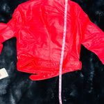 Levi Strauss & CO. LEVI’s STRAUSS & CO Red Faux Leather Bomber Jacket  Photo 11