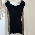 Max Studio ribbed texture black bodycon mini dress/ size XS Photo 7