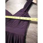 Bridesmaids Dress Size 4 Burgundy Long Formal Emperor Mori Lee Gardner Small Photo 2