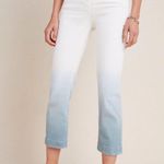 Anthropologie NWT Pilcro High Rise Dip Dyed Slim Jeans Photo 4