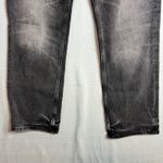 ZARA  ZW Collection Straight Leg Crop Jeans Size 6 Faded Black High Rise Waist Photo 3