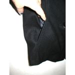 Croft & Barrow New NWT $180 Womens Long Wool Coat S Black Hood Small Peacoat Photo 4