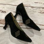 Ellemenno VINTAGE LEATHER SHERRY BLACK PUMPS Photo 0