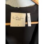 L'Academie The Military Dress Long Sleeve Black Double Breasted Size Medium Photo 2