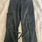 ZARA  Cargo Jeans Black Photo 0