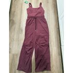 Halara  Breezeful jumpsuit romper Quick Dry wide leg pockets Red Large Photo 1