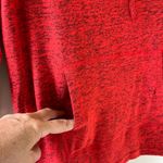 Dress Barn Sz XS Red Sunday Hoodie Pullover Sweater Stretch Kangaroo Pocket Photo 4