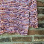 Napa Valley Blues Multicolored Static Surplice 3/4 Sleeve Sweater Size Large Photo 2