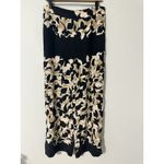 Anthropologie Tracy Reese 100% Silk Wide Leg Palazzo Pants Abstract Print Sz 12 Photo 2