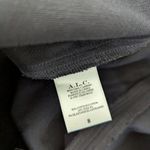 ALC Frank A.L.C mini skirt sz8 pleated solid black preppy gold hardware high rise Photo 7