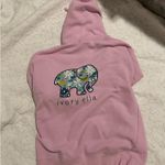 Ivory Ella  Pink Sweatshirt Hoodie Floral Photo 2