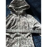 Lululemon Women's Jacket Hooded Vented Full Zipper Black Gray Peach Sz 4 Photo 7