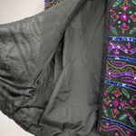 Adrianna Papell Vintage Boutique Evening Silk Beaded Sequin Glam Jacket Womens M Photo 7