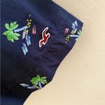 Hollister  Dark Blue Skirt with Floral Accents Photo 4