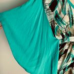 Solemi Tropical Kaftan Dress Turquoise One size Blue Photo 5