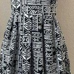 LuLaRoe | Women's Amelia Black White Tribal Geometric Hidden Pockets Dress | XXS Photo 0