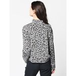 Sundry  LEOPARD PRINT FUNNELNECK SWEATSHIRT Photo 3