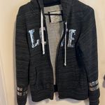 Reflex hoodie medium with glitter. Gray. Very nice condition. Soft and cozy Gray Photo 0