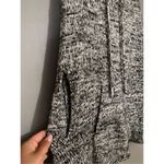 EXPRESS Hooded Poncho Mohair Wool Blend Black/White Size S Photo 3