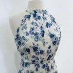 Reformation  floral halter cross back dress  NEW Photo 3