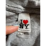 None 100% Cotton I Love NY Gray Graphic T Shirt Size Large Photo 2