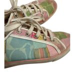Coach Patchwork Dawnell Pastel Lace Up Sneakers Sz 6.5M Women’s Colorful Photo 3