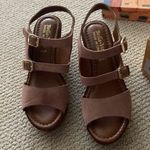 Bella Vita NEW Blush Suede Aniitaly Slingback Wedge Sandals Leather Size 8.5 NIB Photo 4