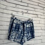 Lucky Brand Blue Tie Dye Shorts Women’s XL Pull On Elastic Waist Athleisure Y2K Photo 2