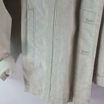 Chico's  S White Crystal Studded Jeans Jacket Photo 6