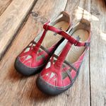 Jambu JBU By  Shoes Womens 7.5 Charley Encore TStrap Mary Jane Flats Red Leather Photo 0