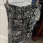 Imported Thai Black and White Patterned Skort Shorts Cover Up Aztec Size undefined Photo 2