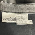 Newport News Vintage Genuine Leather Black Mini Pencil Skirt Women’s Size 14W Photo 6