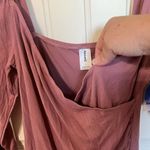 Abound  Womens Top Pink‎ Long Sleeve Faux Wrap size Large Photo 2