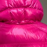 Moncler  Pink Maya Shiny Puffer Jacket Coat Hooded Unisex Photo 7