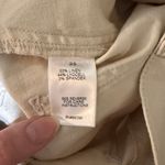 Evereve Joelle Linen Blend Cropped Wide Leg Cream Pants Button Fly Size 25 Photo 4