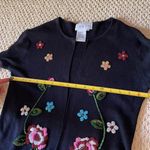 Saks 5th Avenue Saks Fifth Avenue Folio Collection 100% Silk cardigan with floral beads Photo 8