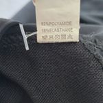 None Black Zipper Front Y2K VTG 90s 2000s Coquette Retro Swimwear Bikini Top Medium Photo 7