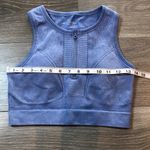 Offline By Aerie Seamless Front Zip Sports Bra Coast Blue Womens Size Medium Photo 9