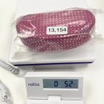 Max Studio  Women Glasses Case Pink White Geometric Hard Shell Protective‎ Holder Photo 7