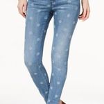 Michael Michael Kors Womens Blue Selma Skinny Polka Dot Jeans Size: 0 Photo 2