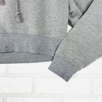 Wild Fable Gray‎ Cropped Hoodie Drawstring Pullover Long Sleeve Casual Comfy xS Photo 9